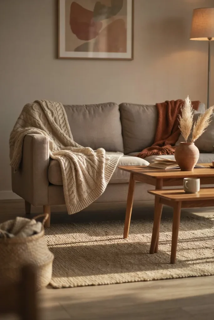 Layered Knit Throws