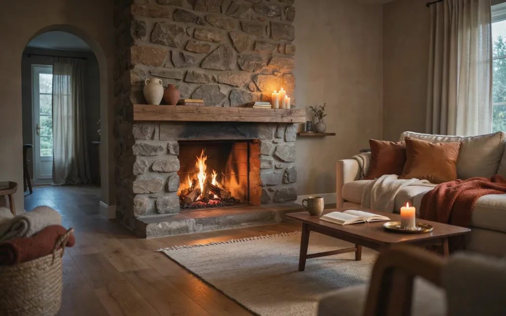 fall living room decor